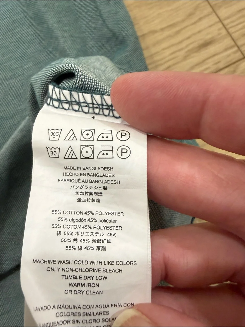 Michael Kors Green Birdseye Knit Crewneck Tee Shirt Small MK Logo